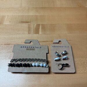 Aeropostale New on Card Mix and Match Bracelets and Earrings